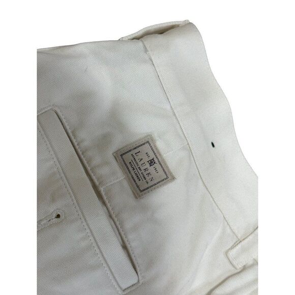 Lauren ralph Lauren white khaki pants size 10 - Picture 3 of 6